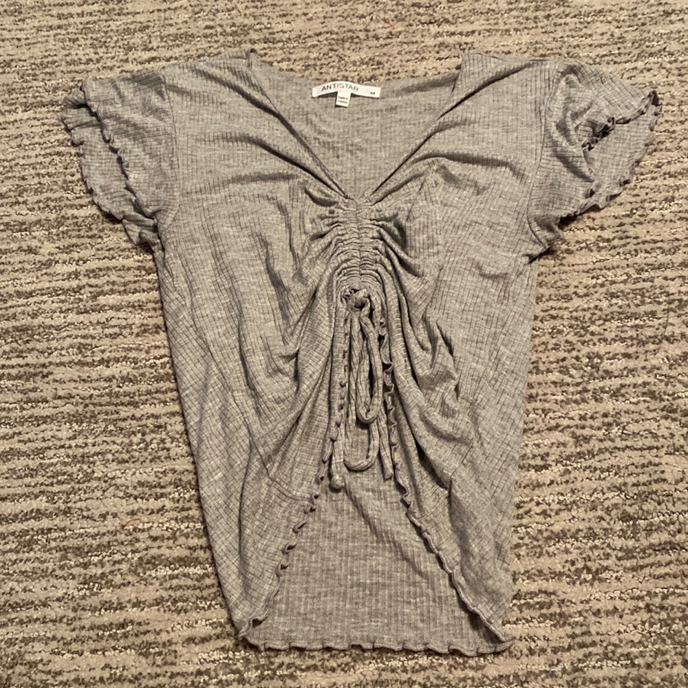 Grey Antistar crop top